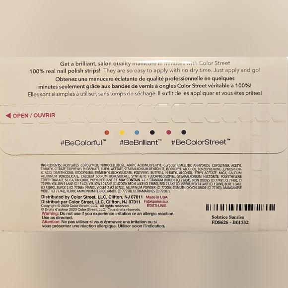 Color Street Nail Strips Solstice Sunrise - Picture 6 of 7